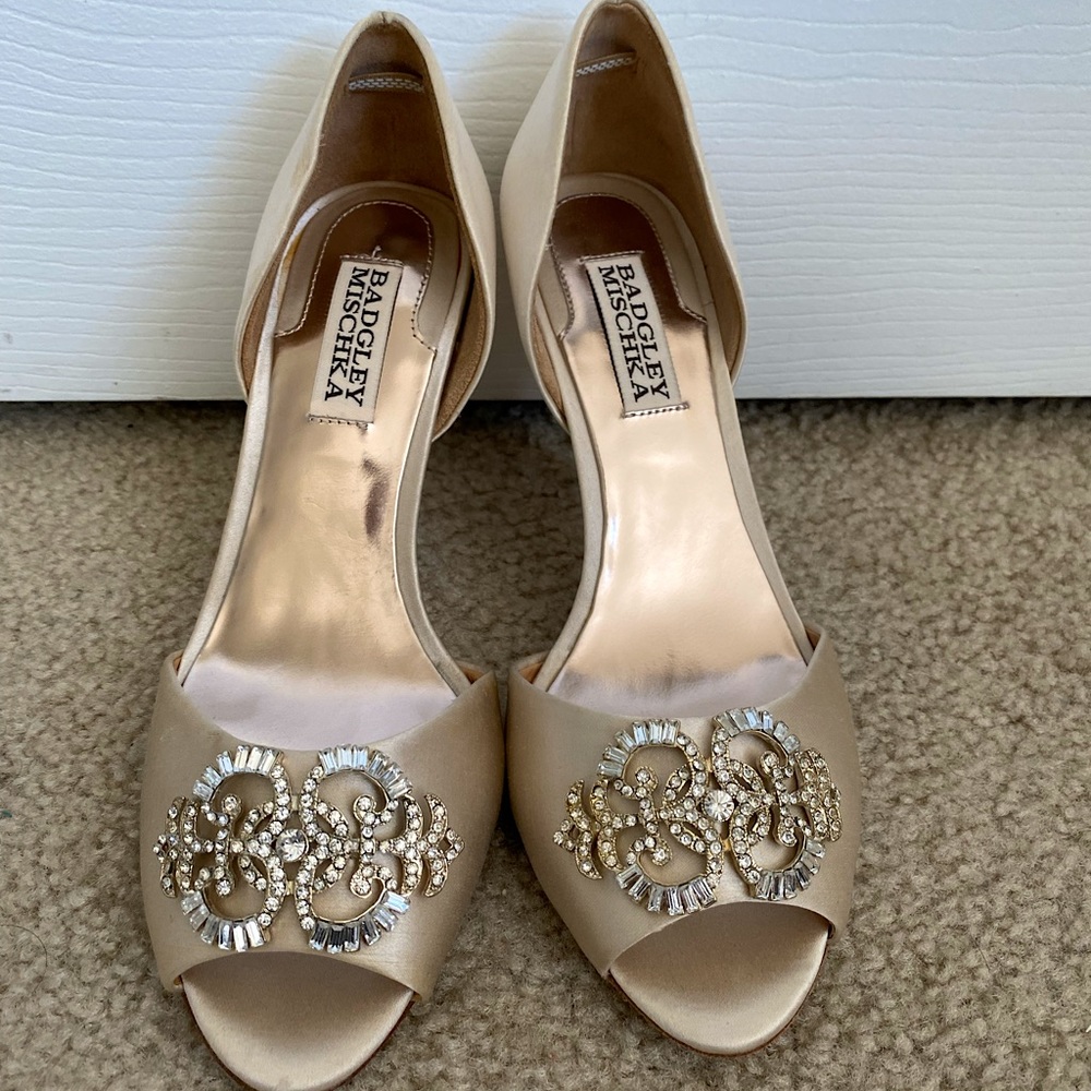 Never worn size 7 badgley mischka shoes
